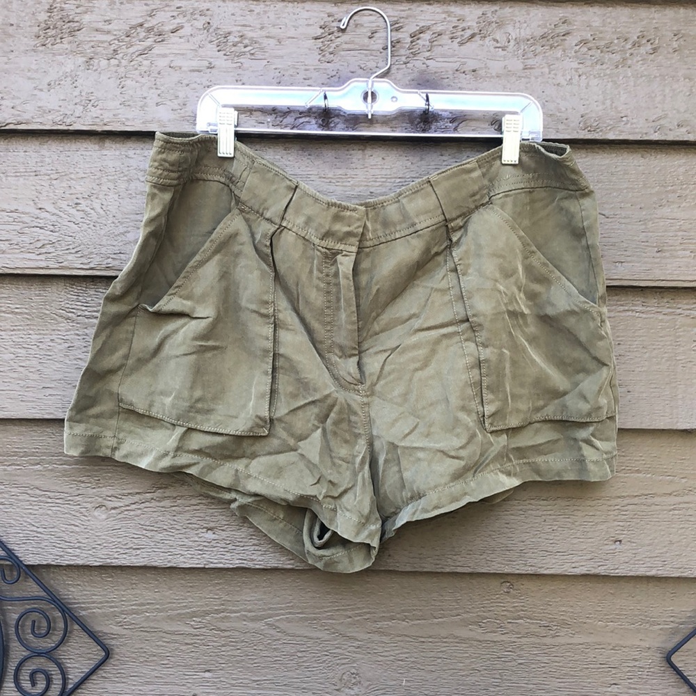 Loft green shorts